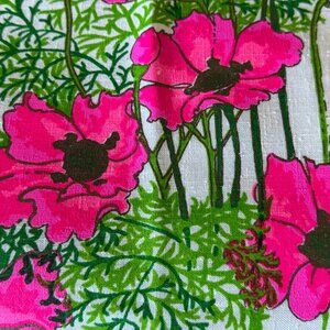 Vintage Alfred Shaheen Fabric Panel Handprinted in Hawaii (2)